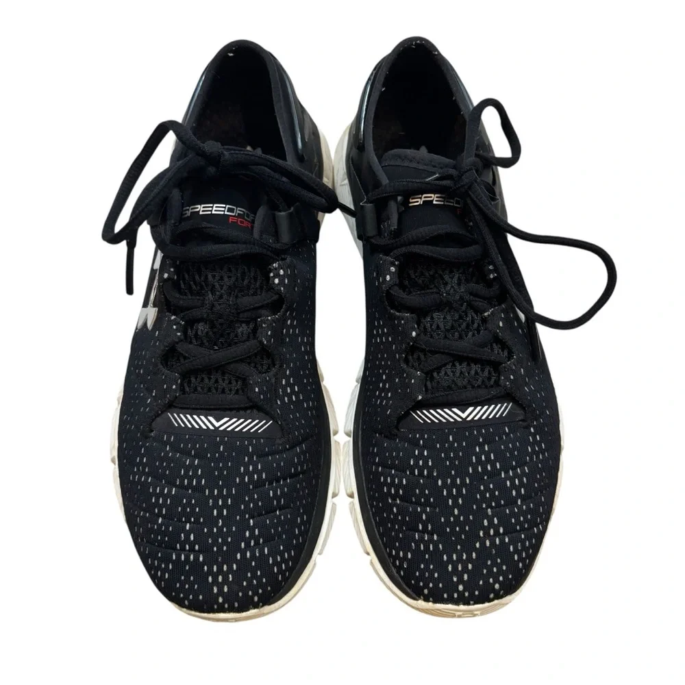 Boys Under Armour Speedform Fortis Black Sneakers‎ Size 5